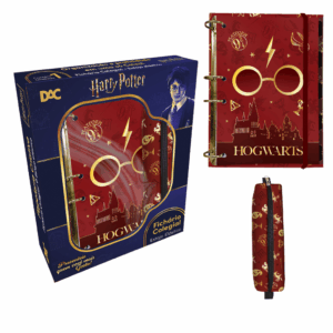 Kit Presenteável Fichário Colegial + Estojo Harry Potter - DAC