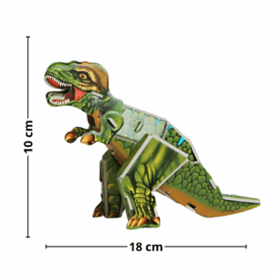 Bloco de Montar DIY 3D Dinossauro Rex - UND