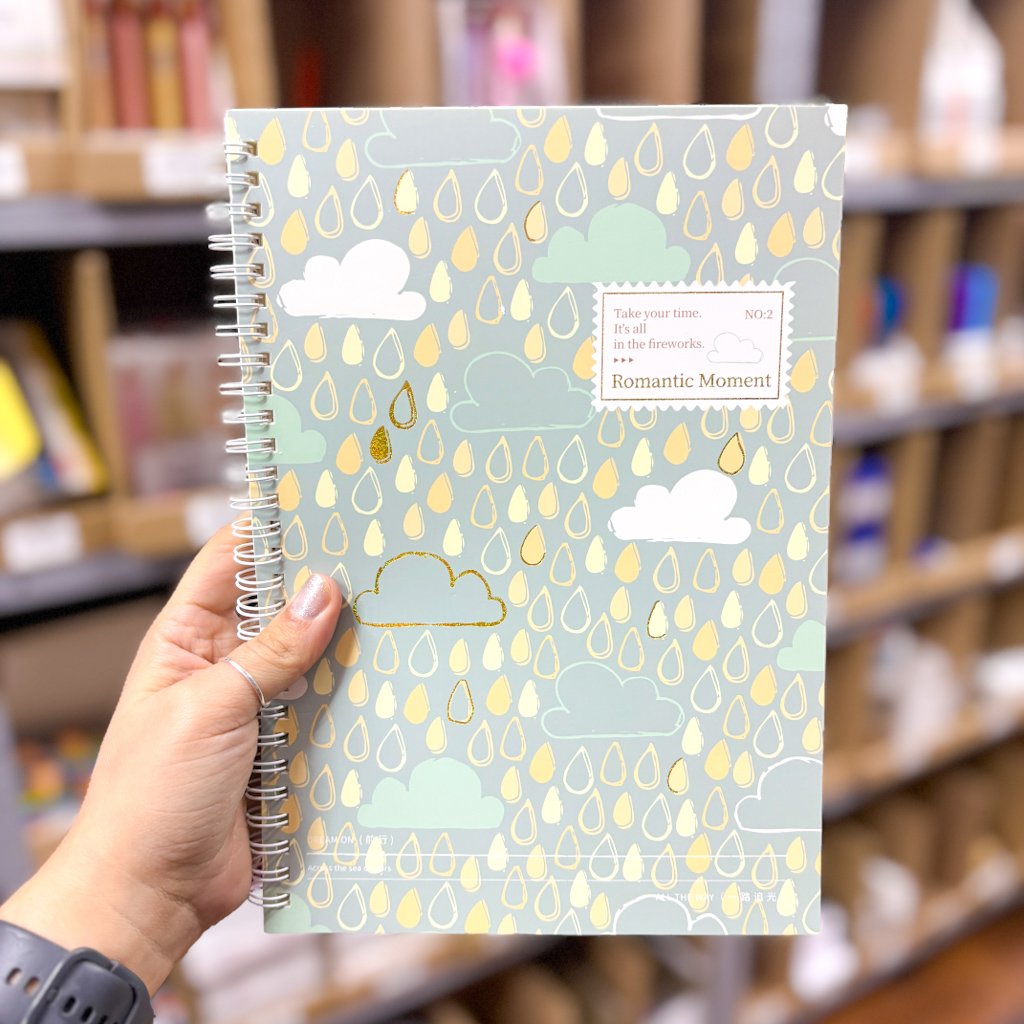 Caderno B5 Espiral Romantic MOMENT 65 fls 17,5x25cm - IMPORTADO - UND