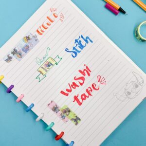 Kit Washi Tape STITCH Love - CX 10 UND