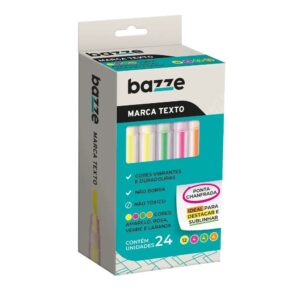 Marca Texto Color Sortido - TRIS BAZZE - POTE 24 UND