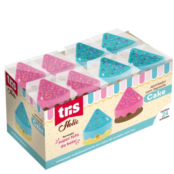 Apontador c/ Depósito Holic Cake TRIS