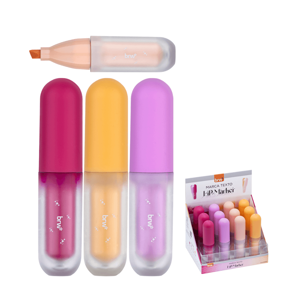 Marca Texto Lip Marker - BRW - 4 UND