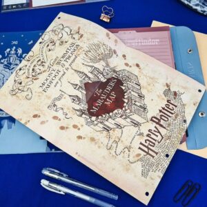 Fichário Universitário Harry Potter em PVC Cristal DAC