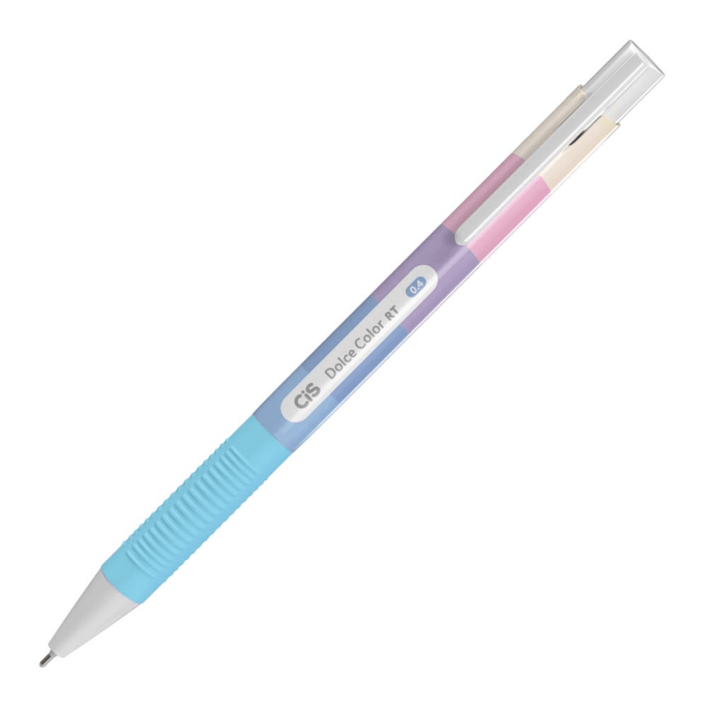 Caneta Esferográfica CIS Dolce Color Retrátil - CIS - 6 UND
