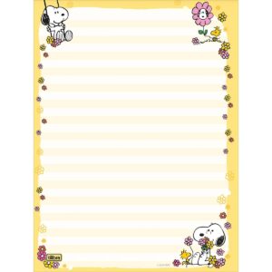 Caderno Colado Papel de Carta SNOOPY 48 Fls - TILIBRA - UND