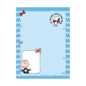 Caderno Colado Papel de Carta 50 fls SNOOPY - TILIBRA - UND