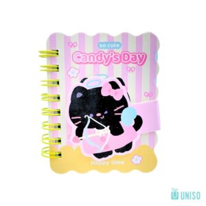 Mini Caderneta Candy Gato 6,5x8cm - UNISO - UND