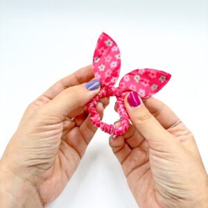 Rabicó Para Cabelo Estampado c/ Lacinho - Kit 24 Und