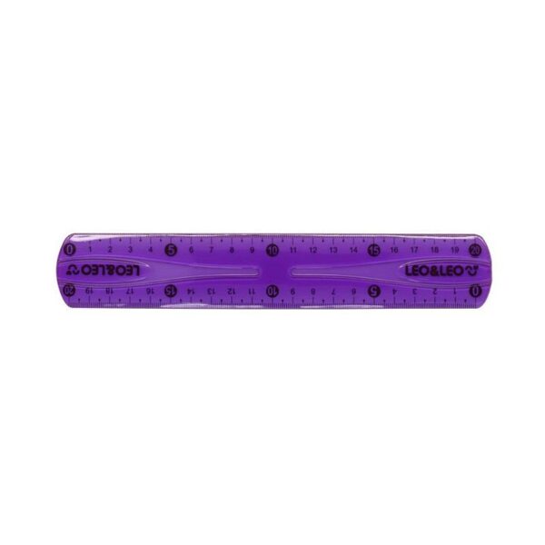 Régua Flexível 20cm Leo e Leo - 5 Und