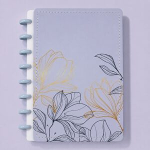 Caderno de Disco FLORESCER A5 80 Fls/8 discos -  15x21,2cm  - IMPORTADO - UND