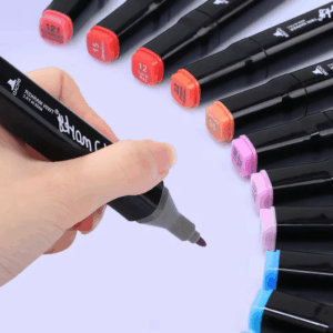 Caneta TOUCH Marcador Ponta Dupla PARA COLORIR - MALETA 120 CORES