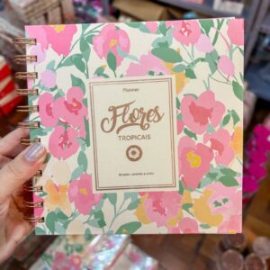 Planner Flores Tropicais 16,5x16,5cm 80 Fls - SKYPAPER - UND