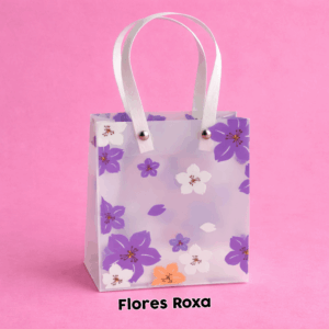 Embalagem Sacola Presenteável Transparente Jardim P 15x13,5cm - IMPORTADO - UND