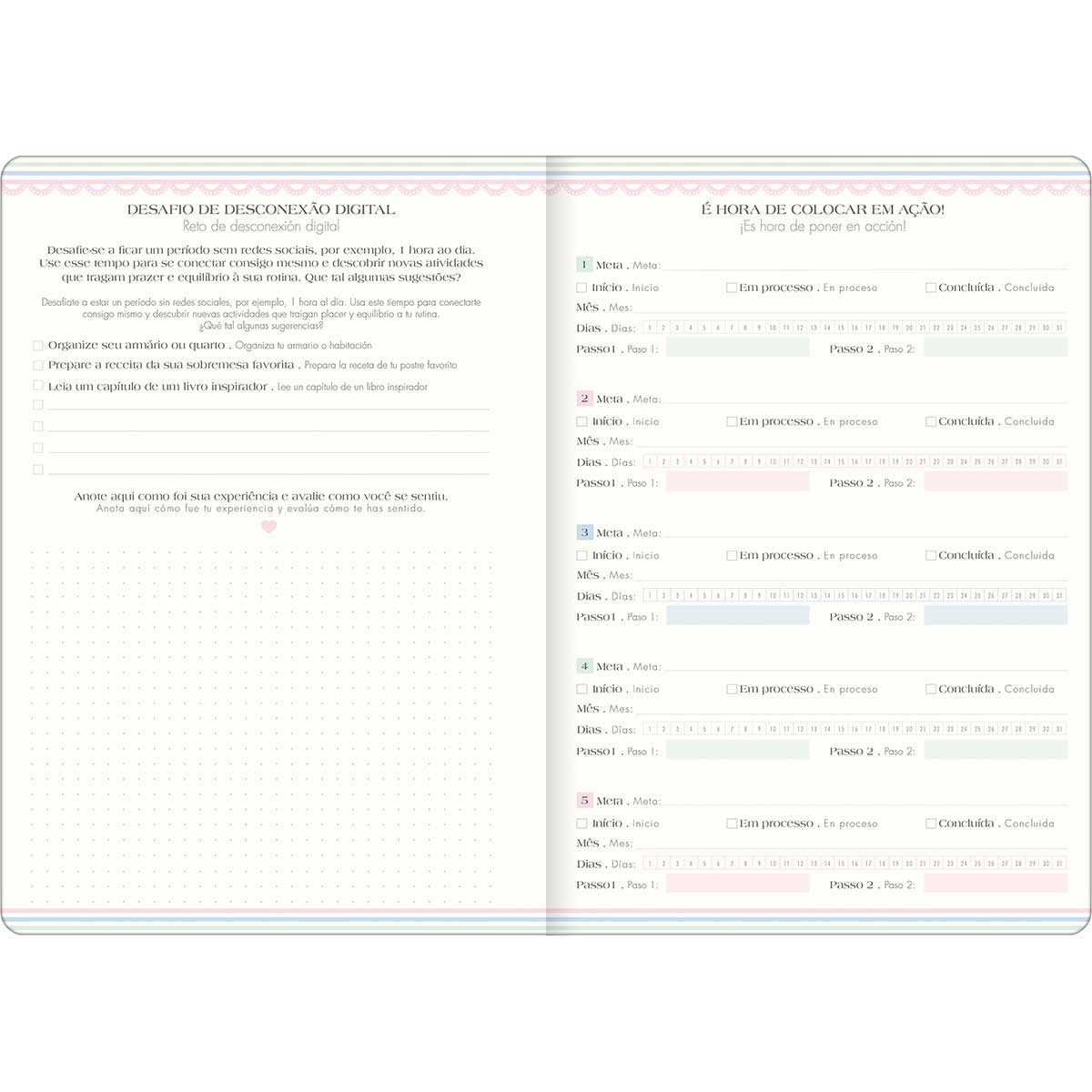 Planner Agenda 2027 Grampeado 17,8 x 25,4 cm SOHO - TILIBRA - UND