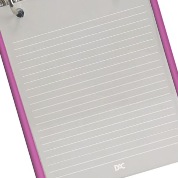 Porta Fichas Vertical Argolado Vision Rosa DAC