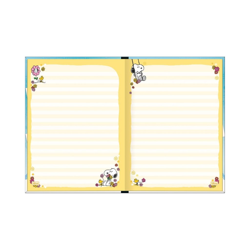 Caderno Colegial Costurado LUXO 80 fls SNOOPY - TILIBRA - UND
