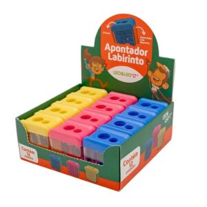 Apontador 2 Furos Labirinto - LEO E LEO - UND