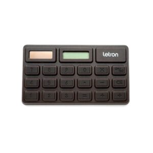 Calculadora 8 Dígitos Chocolate LETRON/LEO E LEO - BLISTER