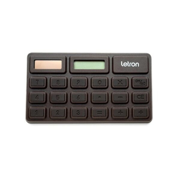 Calculadora 8 Dígitos Chocolate LETRON/LEO E LEO - BLISTER