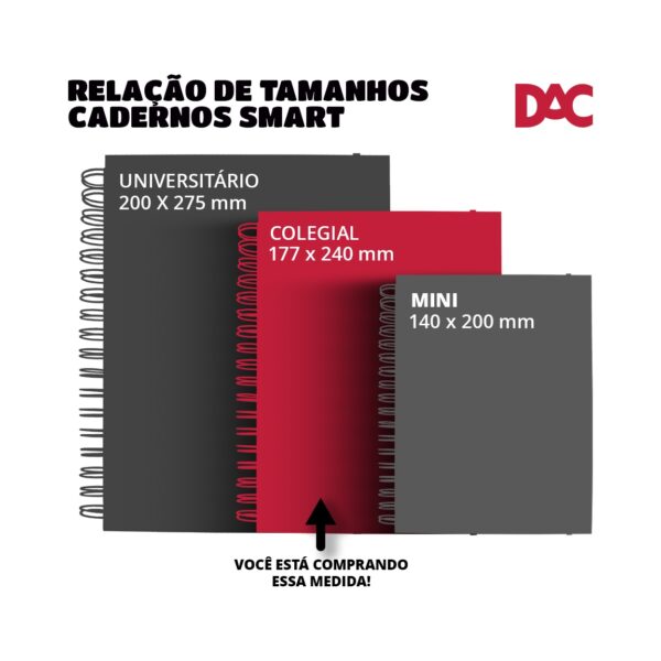Caderno Smart Colegial São Paulo FC 80 Fls - DAC