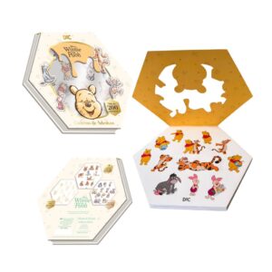 Caderno de Adesivos 20 Fls com 200 Adesivos Ursinho Pooh Disney - DAC