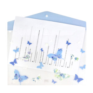 Pasta Envelope Malote A4 com Botão Butterfly Borboletas - DAC
