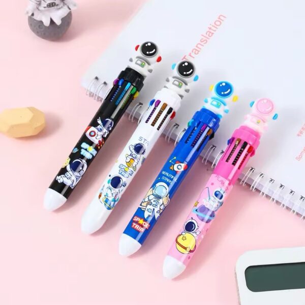 Caneta 10 Cores Astronauta Color - UND