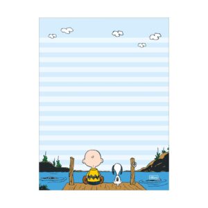 Caderno Colado Papel de Carta 50 fls SNOOPY - TILIBRA - UND