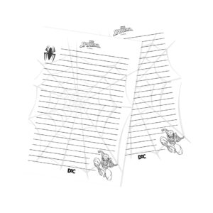 Conjunto Criativo Caderno + Porta Caneta Homem Aranha Marvel - DAC