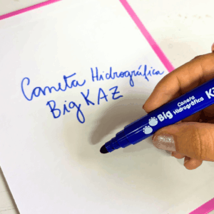 Canetinha Hidrográfica BIG Lavável 6 Cores - KAZ - BLISTER