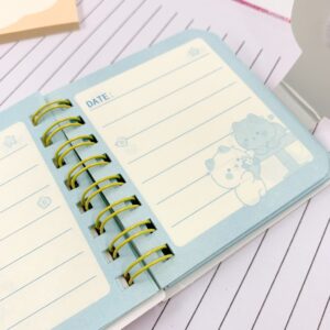 Kit Mini Caderno c/ Fechamento + Bloco de Notas Capivara Kawaii - UND