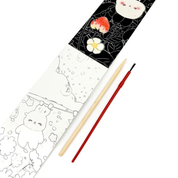 Kit Desenho Mágico + Aquarela Coelhinho Rabbit  c/ Pincel e Palitinho