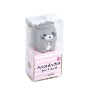 Apontador Emborrachado Best Friend BRW - Display 16 Und