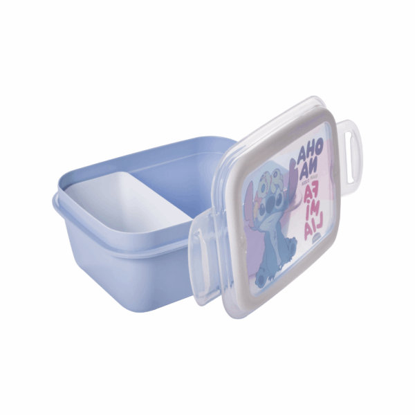 Marmita c/ Trava e Divisória STITCH 850ml PLASÚTIL - UND
