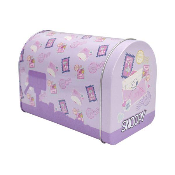 Lata Colecionável de Metal com Cartas e Envelopes Snoopy - DAC
