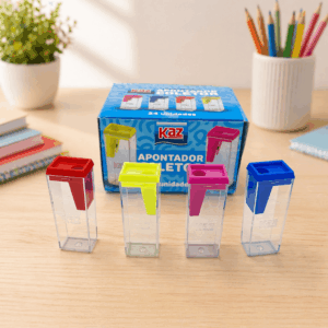 Apontador Coletor 1 Furo Vertical - KAZ - CX 24 UND