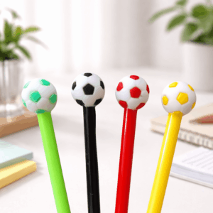 Caneta  Fofa Bola de Futebol  - IMPORTADO - PACOTE 6 UND