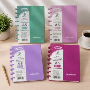 Caderno de Disco Color A5 80 Fls/8 discos - 15x21,2cm - IMPORTADO - UND
