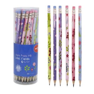Lápis Preto Hb Lilac Fields By Sof MOLIN - Pote 48 UND