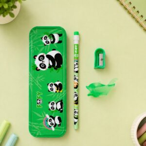 Kit Escolar Amiguinhos Panda 7 Peças - FOFY - BLISTER