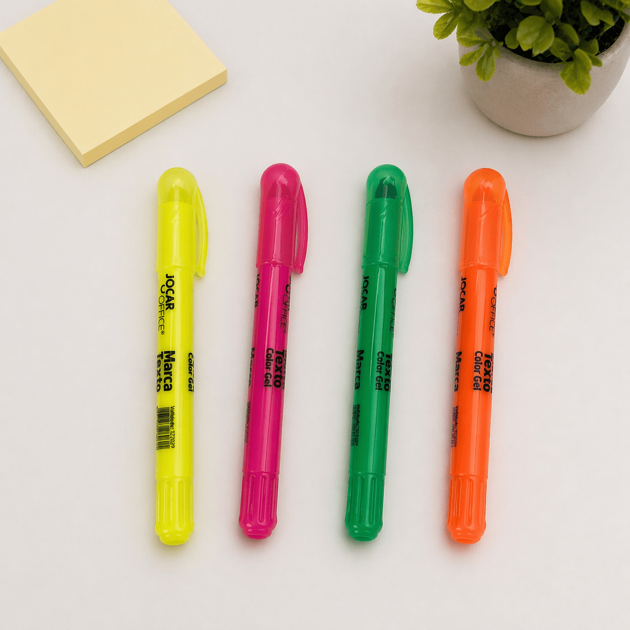 Marca Texto Color Gel Sortido - JOCAR OFFICE - UND