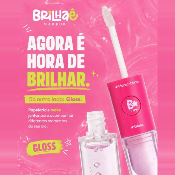 Make Marca-Texto + Lip Gloss Duo Shine - BRILHAE - UND