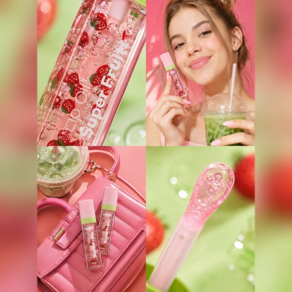 Make Lip Oil Super Fruits com Aroma de Fruta 9,5ml - BRILHAE - UND
