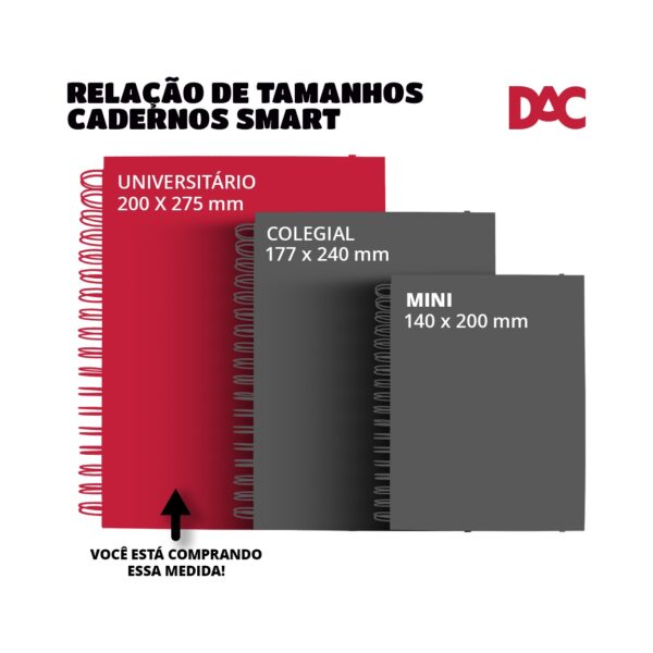 Caderno Smart Universitário 10 Divisórias São Paulo FC 80 Fls - DAC