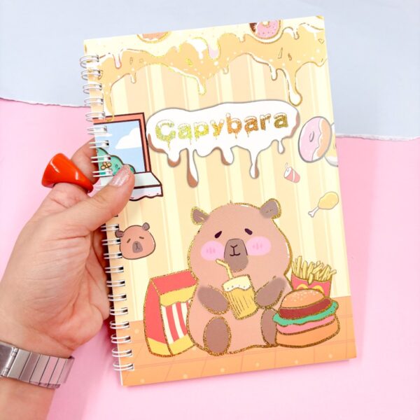 Caderno Aramado Capivara