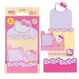 Bloco Adesivo Hello Kitty  4 Blocos LEO E LEO - BLISTER
