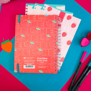 Refil Caderno Smart Colegial Hello Morango DAC