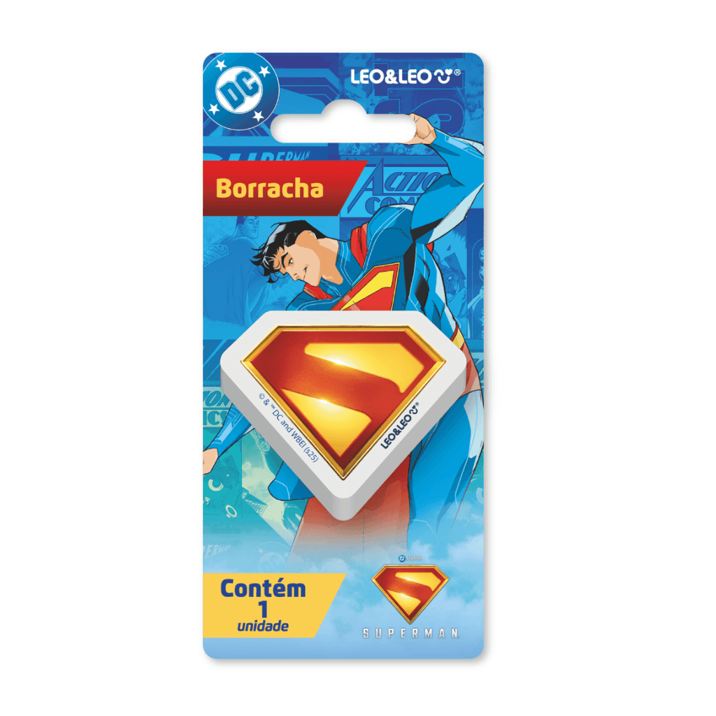 Borracha SUPERMAN - LEO E LEO - BLISTER 1 UND