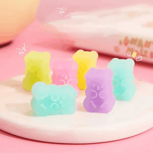 Borracha Mini Gominhas Ursinhos Saquinho c/4 Und